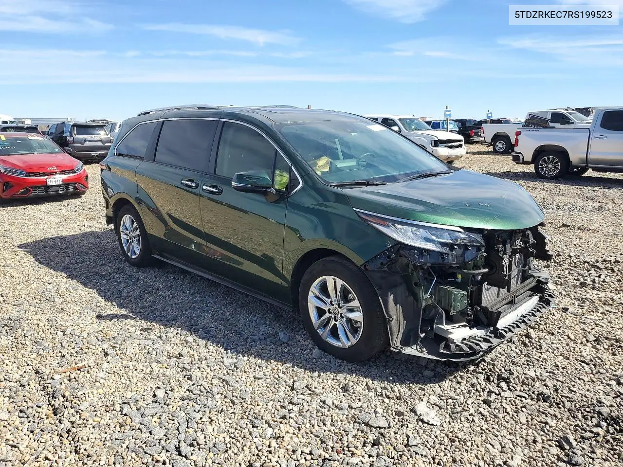 2024 TOYOTA SIENNA VIN 5TDZRKEC7RS199523 — фото 4