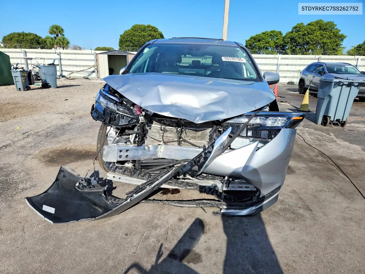 2025 TOYOTA SIENNA VIN 5TDYRKEC7SS262752 — фото 5