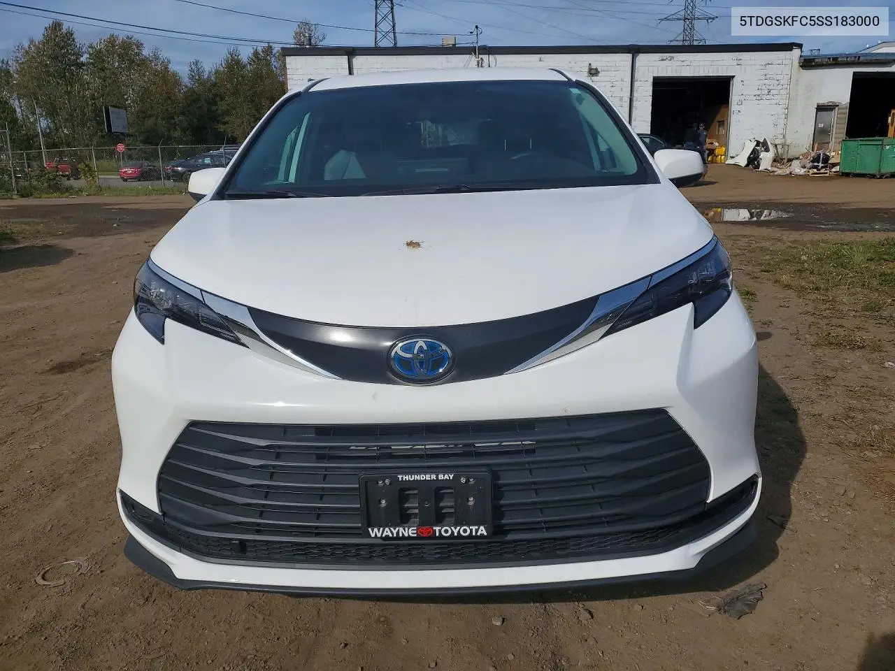 2025 TOYOTA SIENNA VIN 5TDGSKFC5SS183000 — фото 5