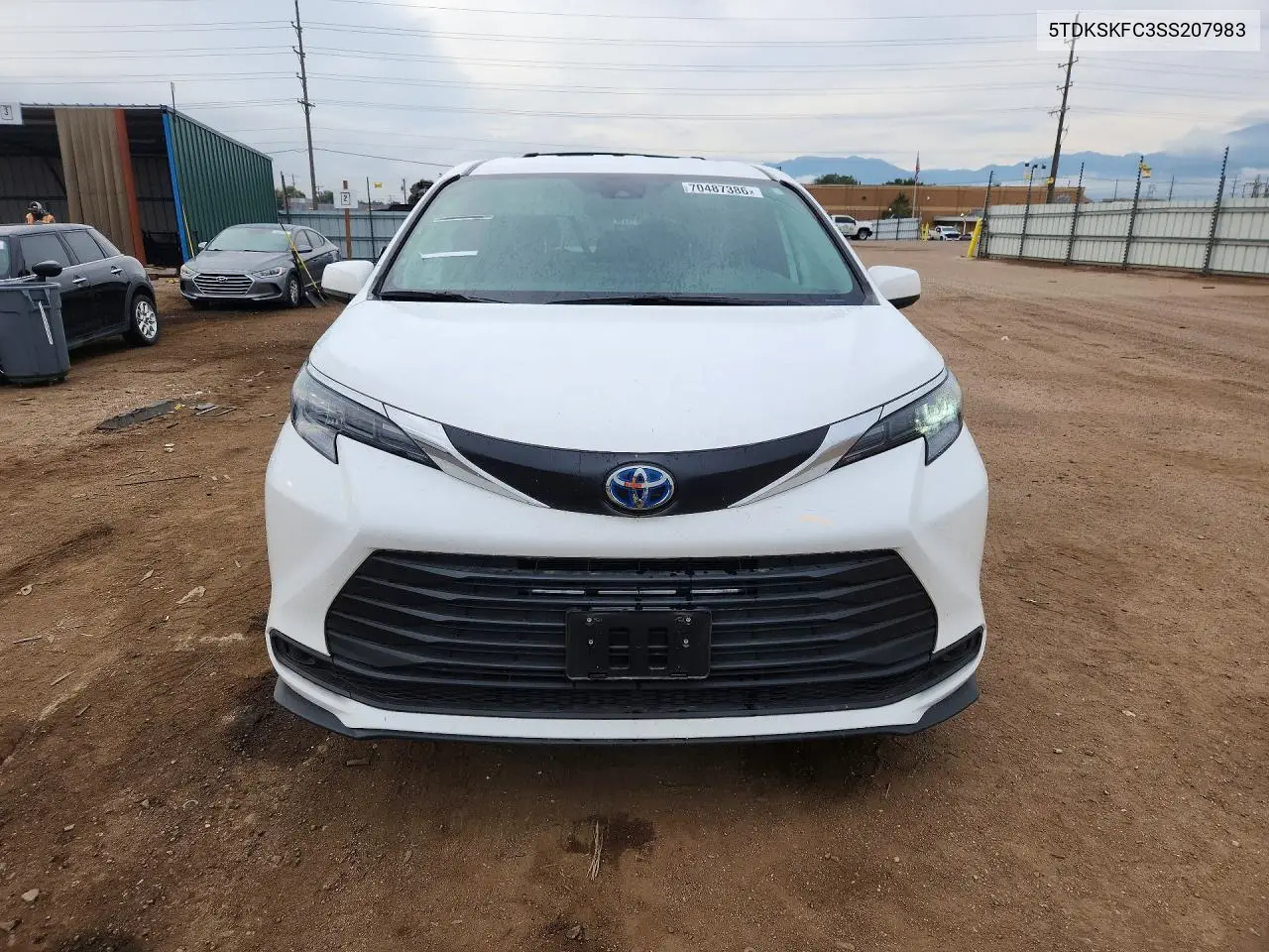 2025 TOYOTA SIENNA VIN 5TDKSKFC3SS207983 — фото 5