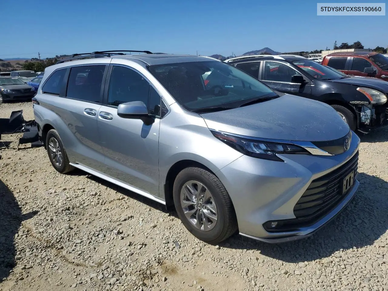 2025 TOYOTA SIENNA VIN 5TDYSKFCXSS190660 — фото 4