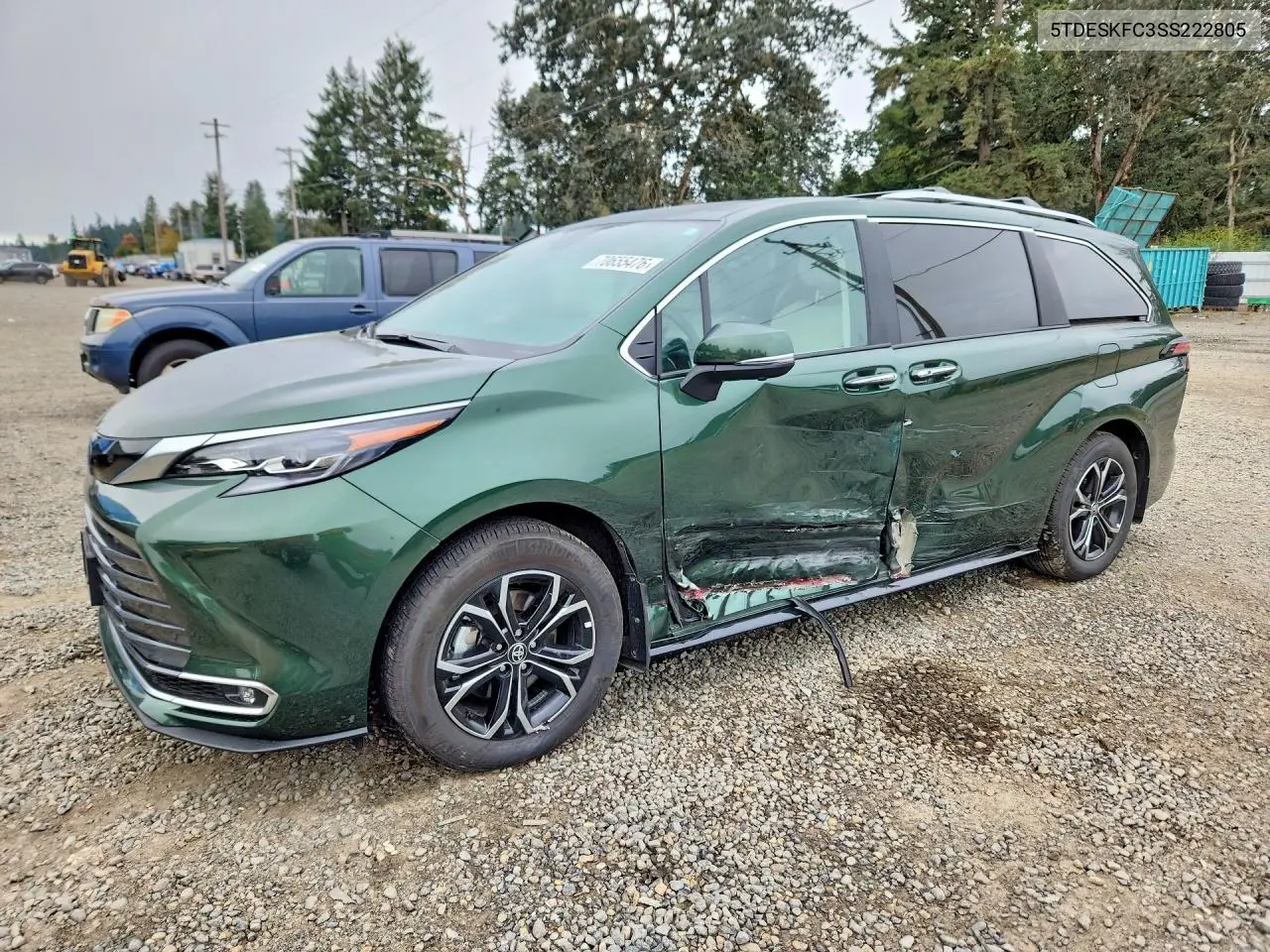 TOYOTA SIENNA 2025, VIN 5TDESKFC3SS222805