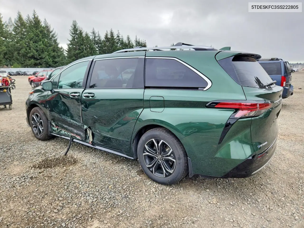 2025 TOYOTA SIENNA VIN 5TDESKFC3SS222805 — фото 2
