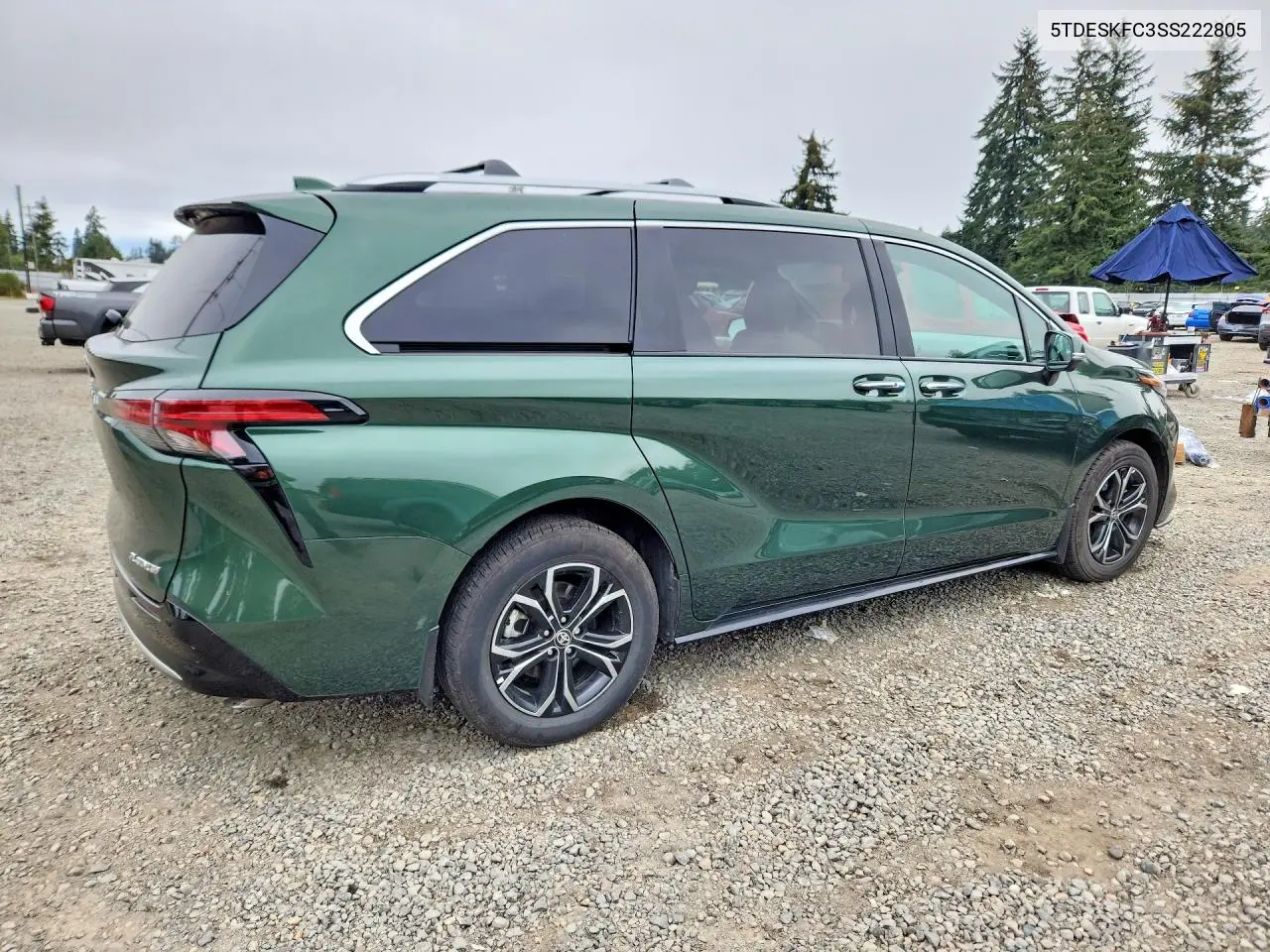 2025 TOYOTA SIENNA VIN 5TDESKFC3SS222805 — фото 3