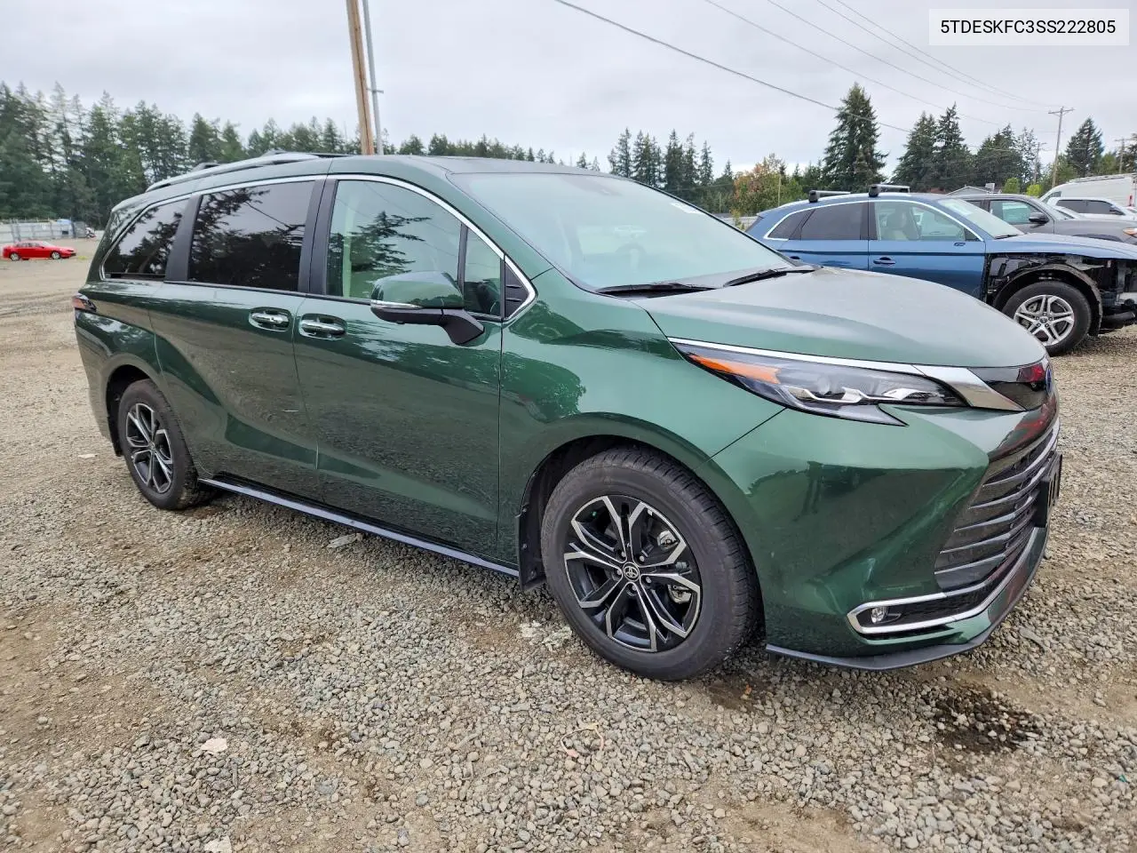 2025 TOYOTA SIENNA VIN 5TDESKFC3SS222805 — фото 4