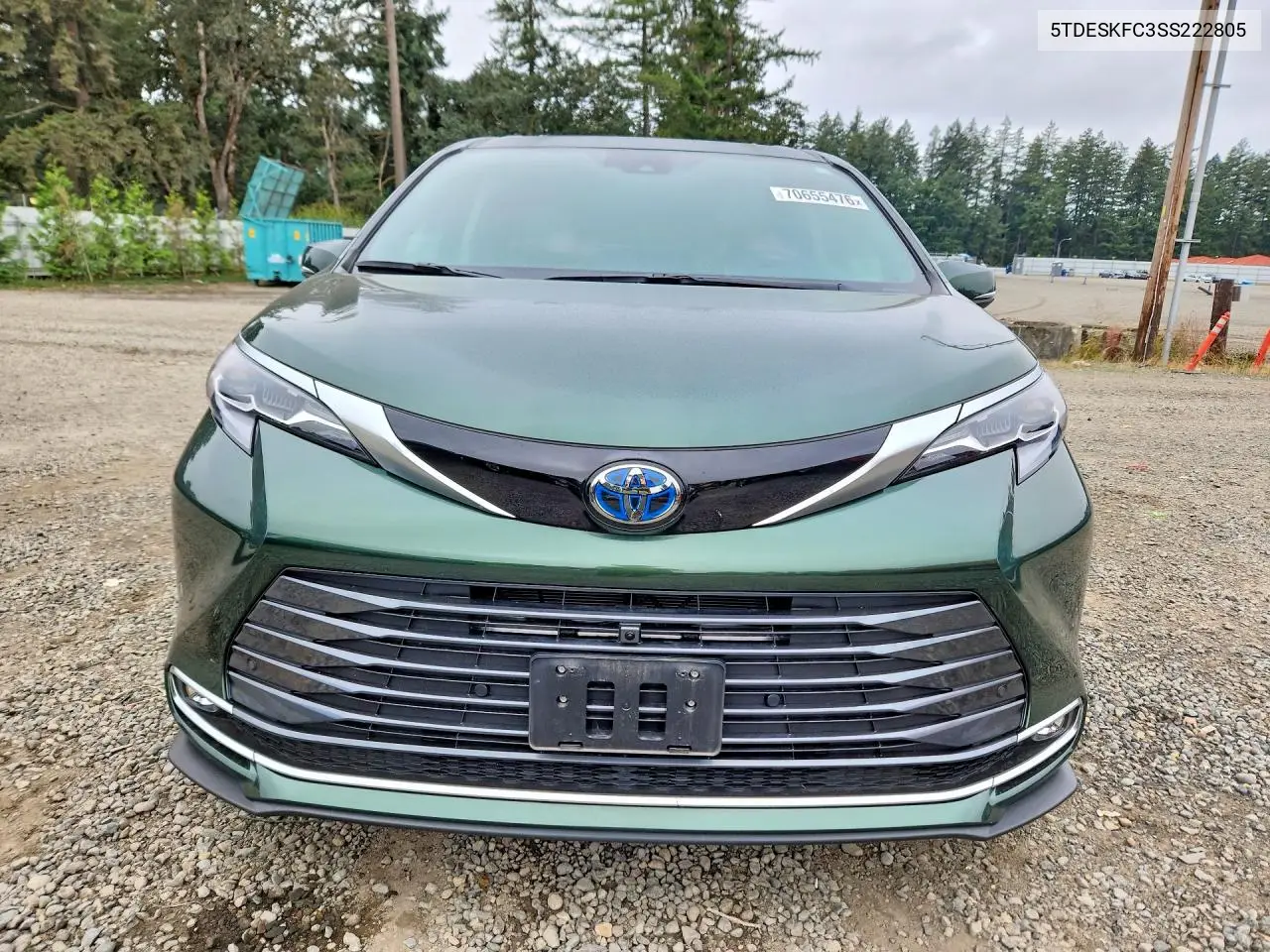 2025 TOYOTA SIENNA VIN 5TDESKFC3SS222805 — фото 5