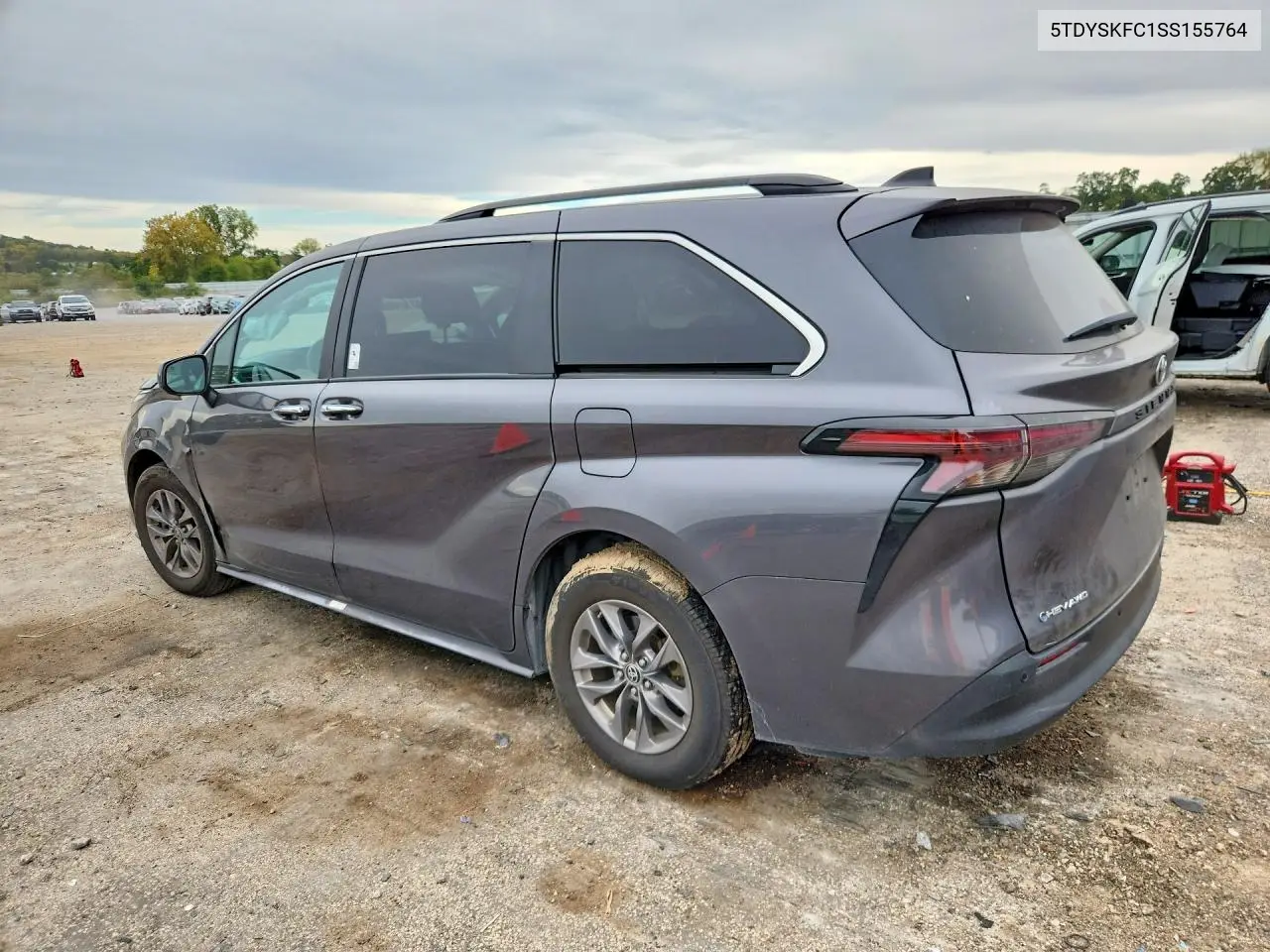 2025 TOYOTA SIENNA VIN 5TDYSKFC1SS155764 — фото 2