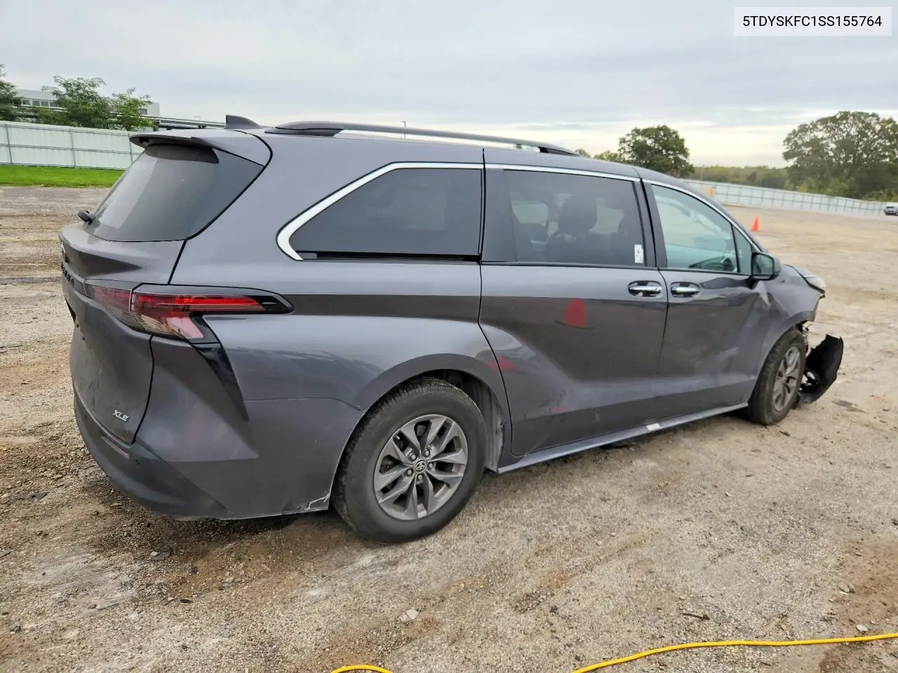 2025 TOYOTA SIENNA VIN 5TDYSKFC1SS155764 — фото 3