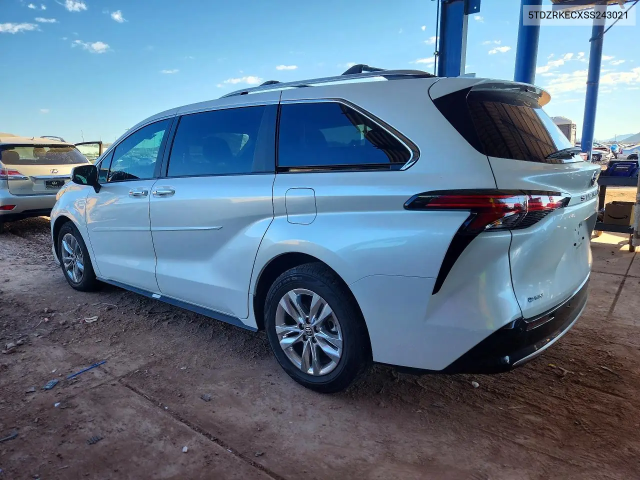 2025 TOYOTA SIENNA VIN 5TDZRKECXSS243021 — фото 2