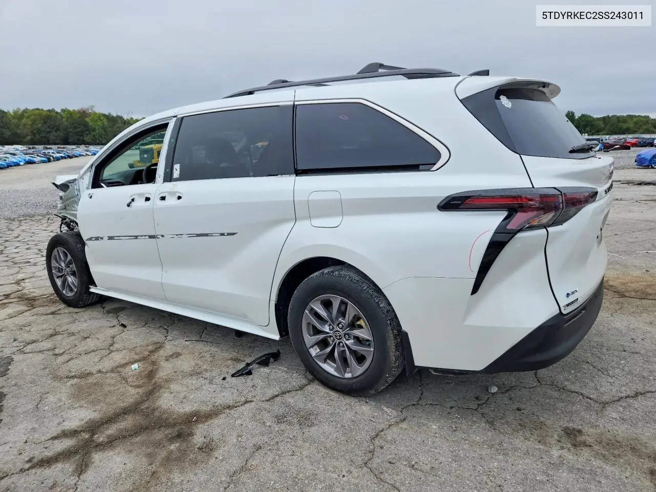 2025 TOYOTA SIENNA VIN 5TDYRKEC2SS243011 — фото 2