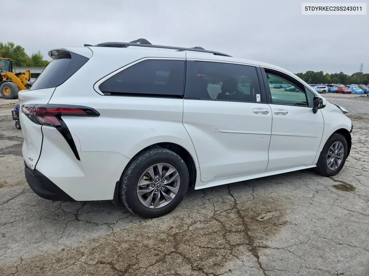 2025 TOYOTA SIENNA VIN 5TDYRKEC2SS243011 — фото 3