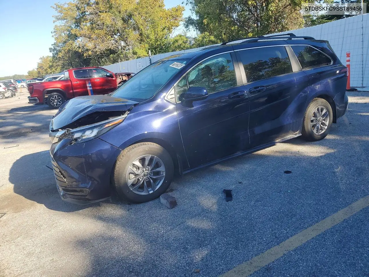 TOYOTA SIENNA 2025, VIN 5TDBSKFC9SS189456