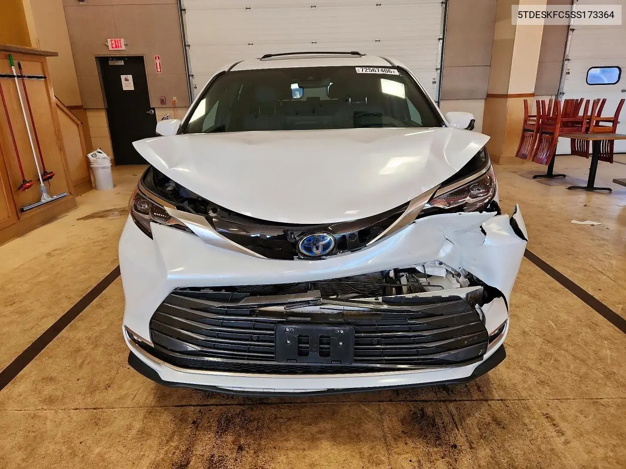 2025 TOYOTA SIENNA VIN 5TDESKFC5SS173364 — фото 5
