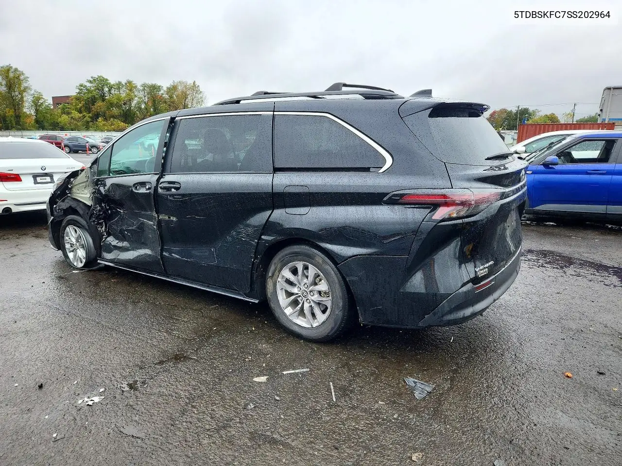 2025 TOYOTA SIENNA VIN 5TDBSKFC7SS202964 — фото 2