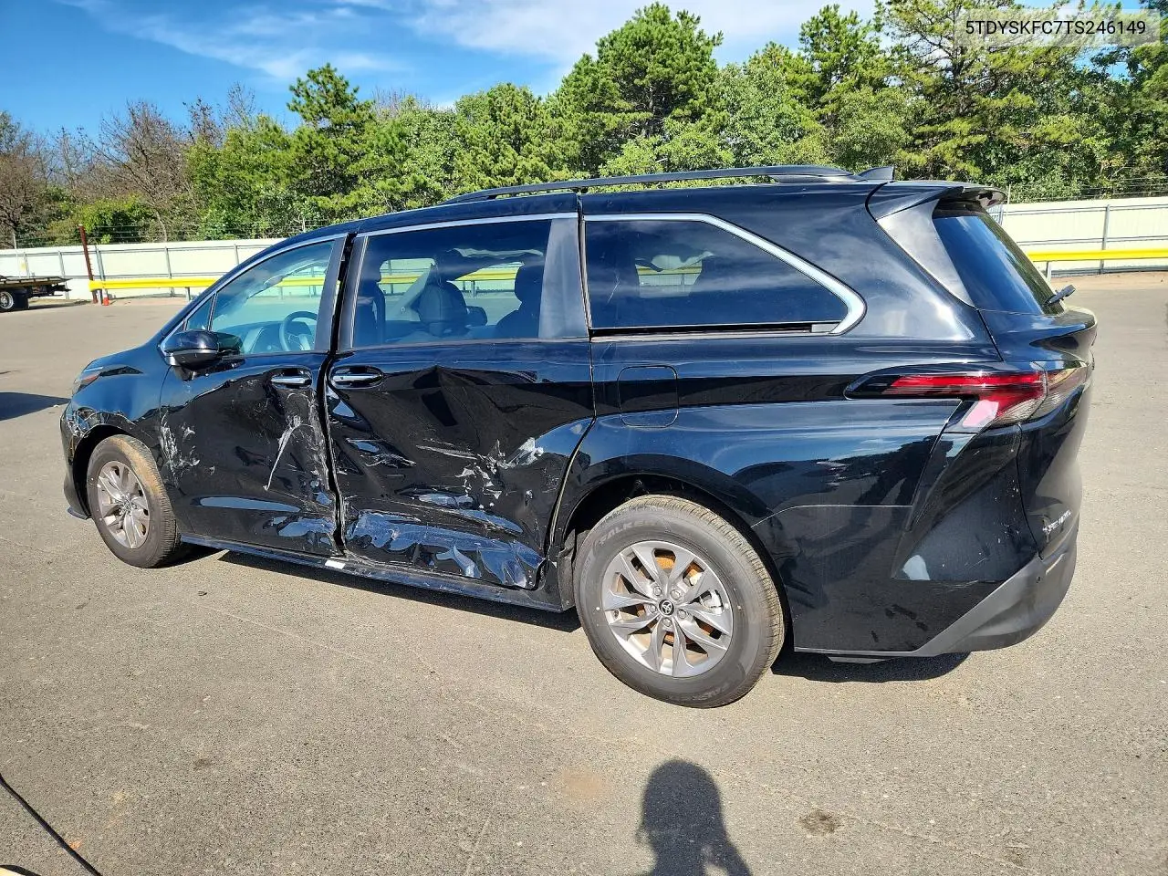 2026 TOYOTA SIENNA VIN 5TDYSKFC7TS246149 — фото 2
