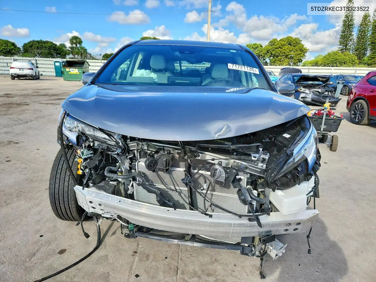 2026 TOYOTA SIENNA VIN 5TDZRKEC3TS323522 — фото 5