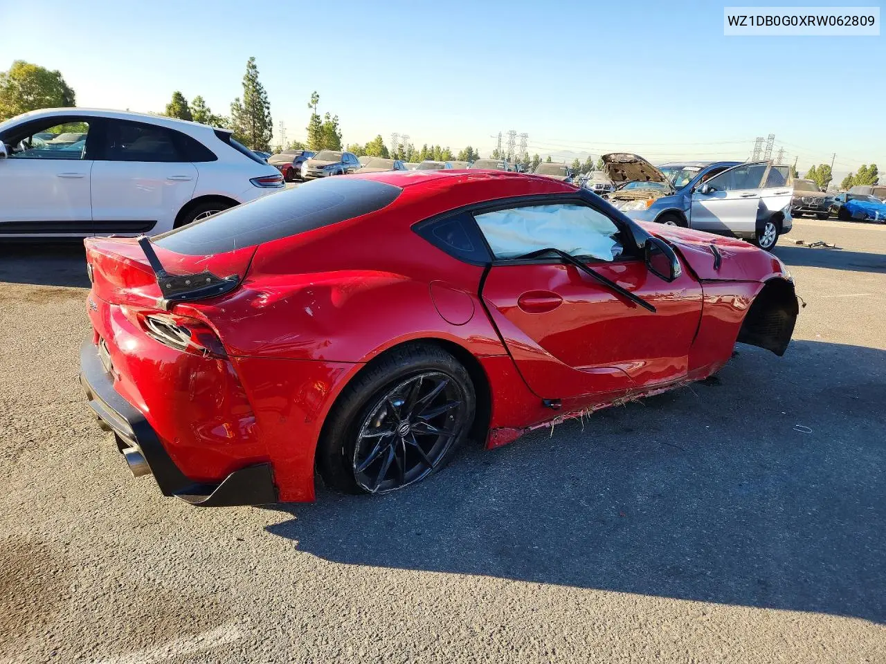2024 TOYOTA SUPRA VIN WZ1DB0G0XRW062809 — фото 3