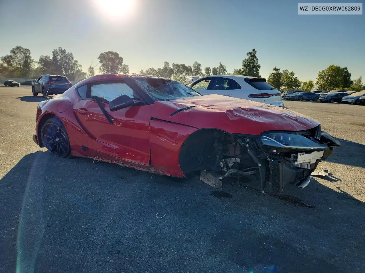 2024 TOYOTA SUPRA VIN WZ1DB0G0XRW062809 — фото 4