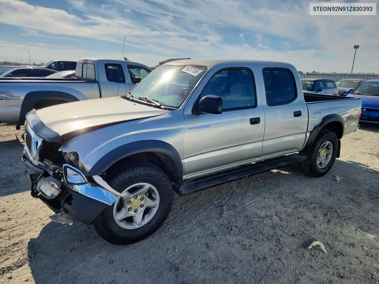 TOYOTA TACOMA 2001, VIN 5TEGN92N91Z830393