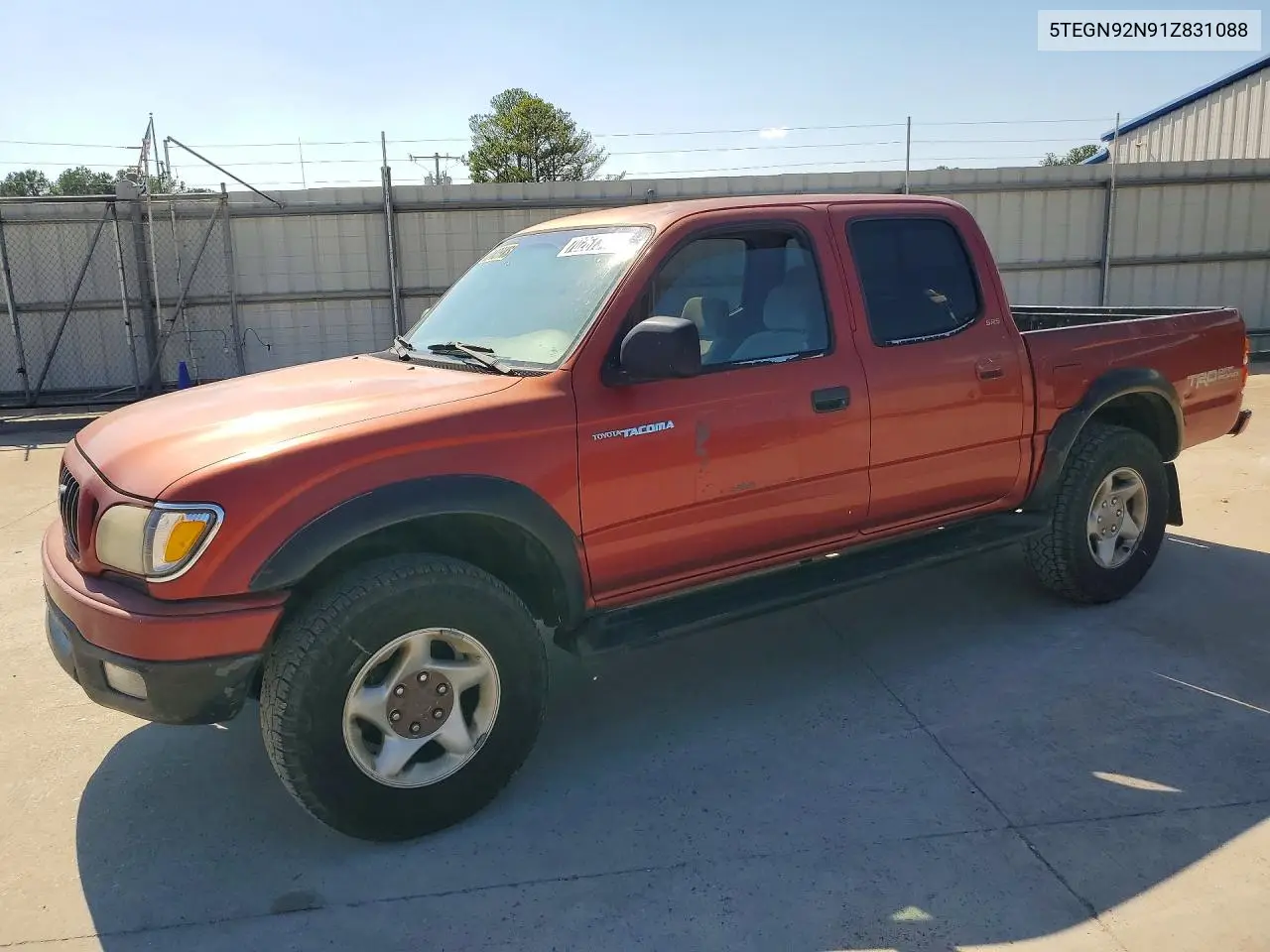 TOYOTA TACOMA 2001, VIN 5TEGN92N91Z831088