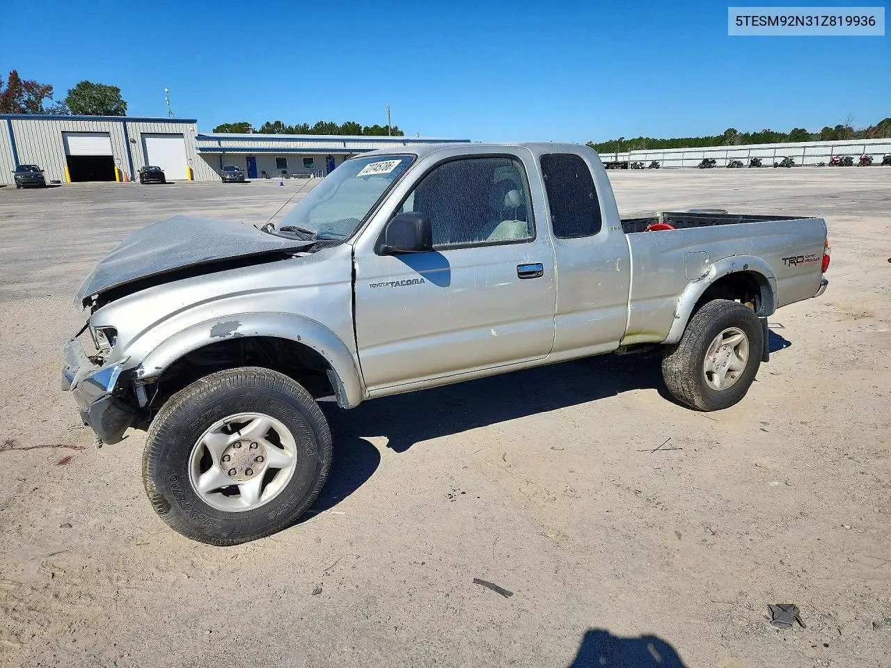 TOYOTA TACOMA 2001, VIN 5TESM92N31Z819936