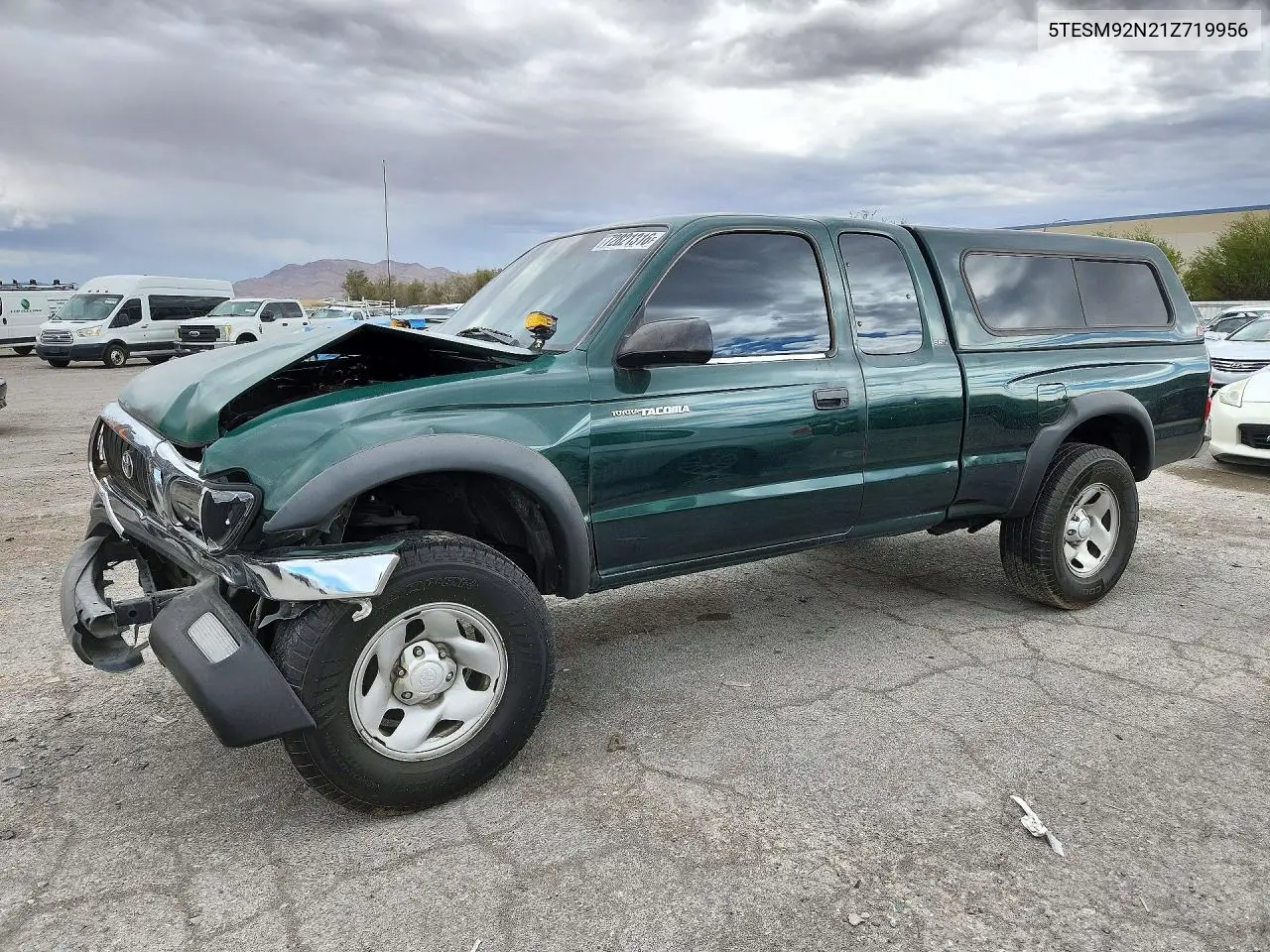 TOYOTA TACOMA 2001, VIN 5TESM92N21Z719956