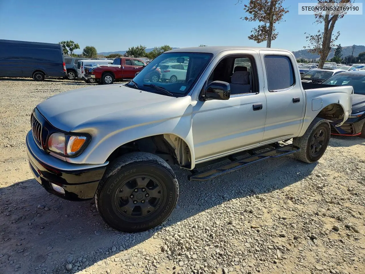 TOYOTA TACOMA 2003, VIN 5TEGN92N53Z169190
