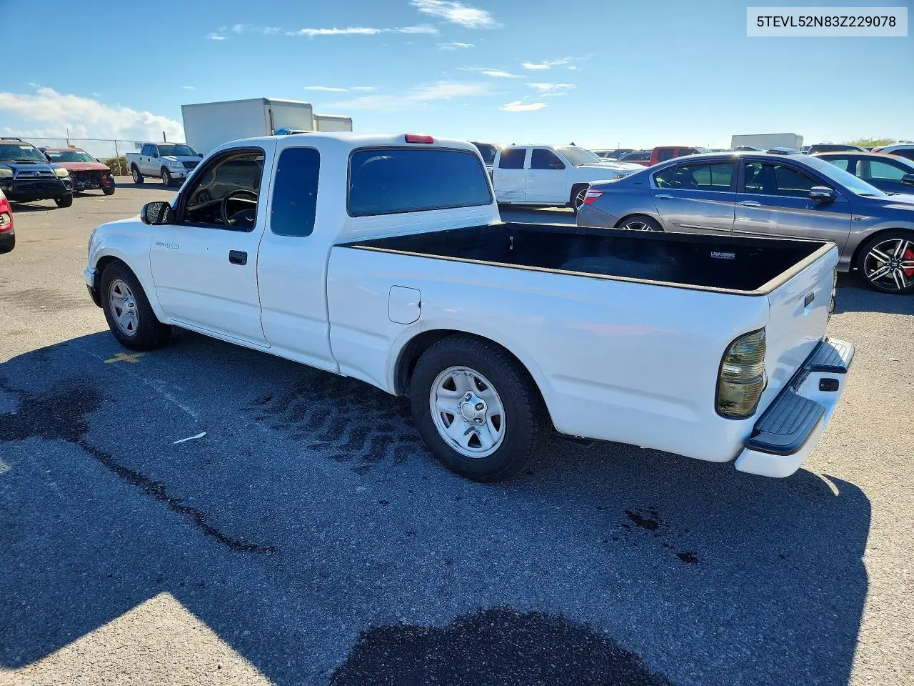 2003 TOYOTA TACOMA VIN 5TEVL52N83Z229078 — фото 2