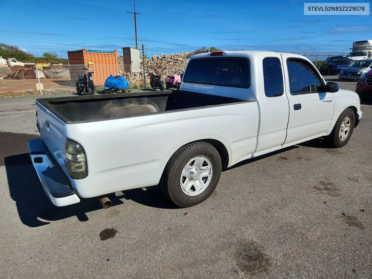 2003 TOYOTA TACOMA VIN 5TEVL52N83Z229078 — фото 3