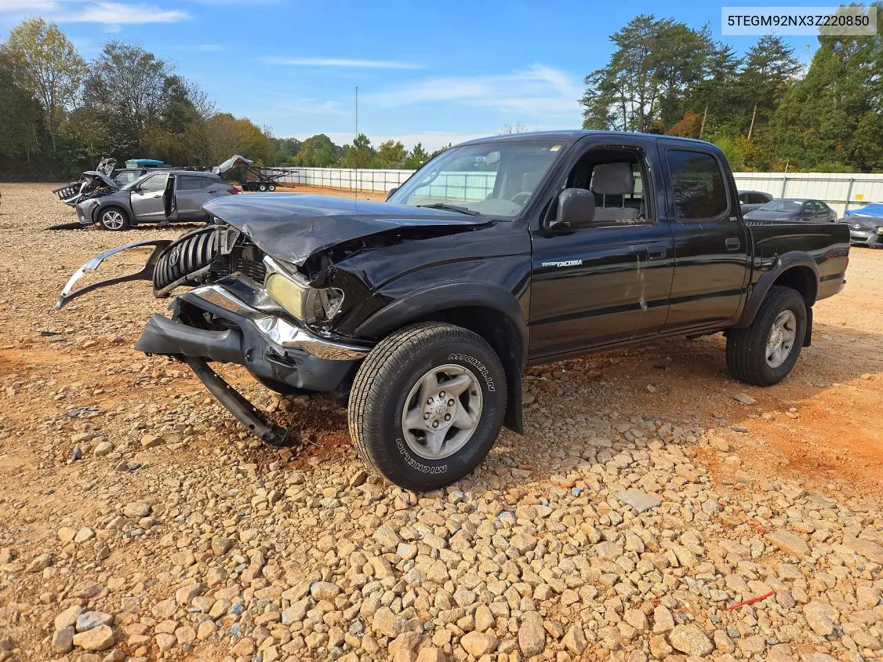 TOYOTA TACOMA 2003, VIN 5TEGM92NX3Z220850