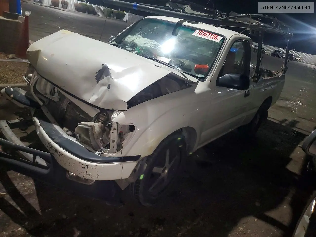 TOYOTA TACOMA 2004, VIN 5TENL42N64Z450044