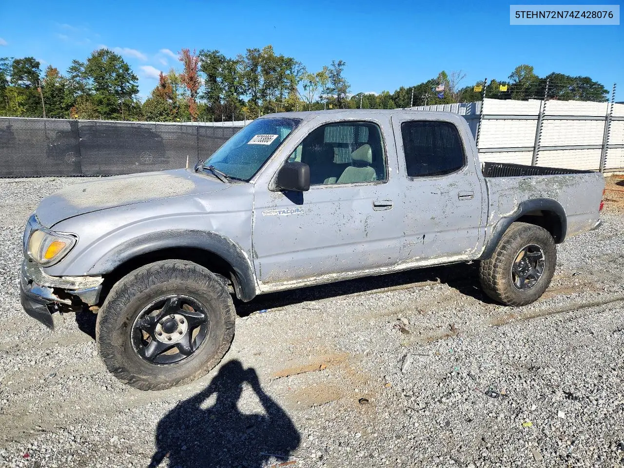 TOYOTA TACOMA 2004, VIN 5TEHN72N74Z428076