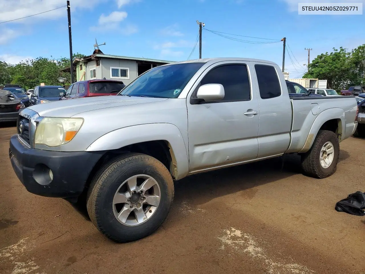 TOYOTA TACOMA 2005, VIN 5TEUU42N05Z029771