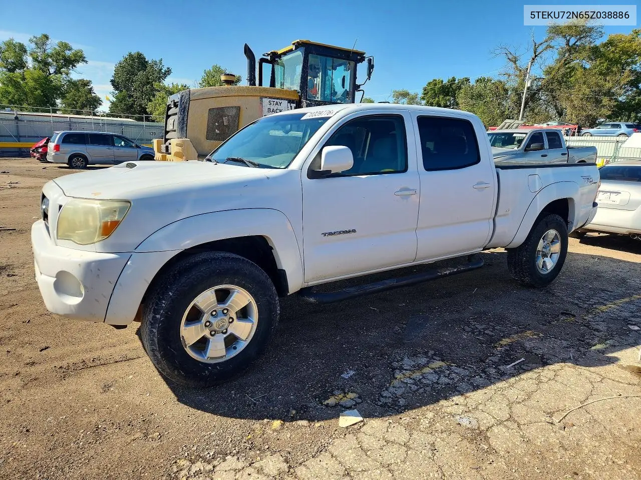 TOYOTA TACOMA 2005, VIN 5TEKU72N65Z038886
