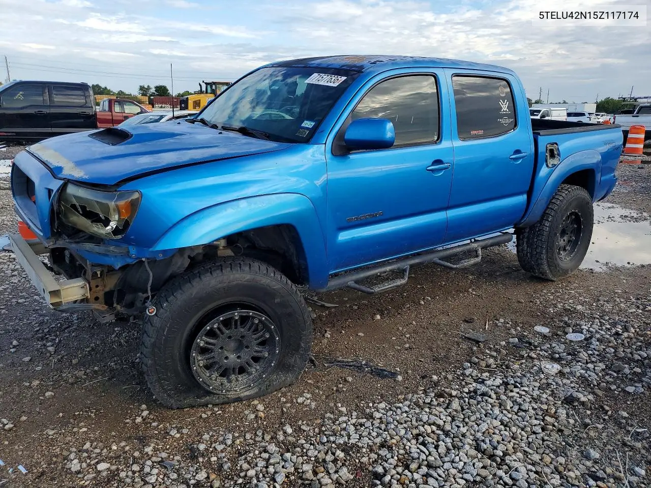 TOYOTA TACOMA 2005, VIN 5TELU42N15Z117174