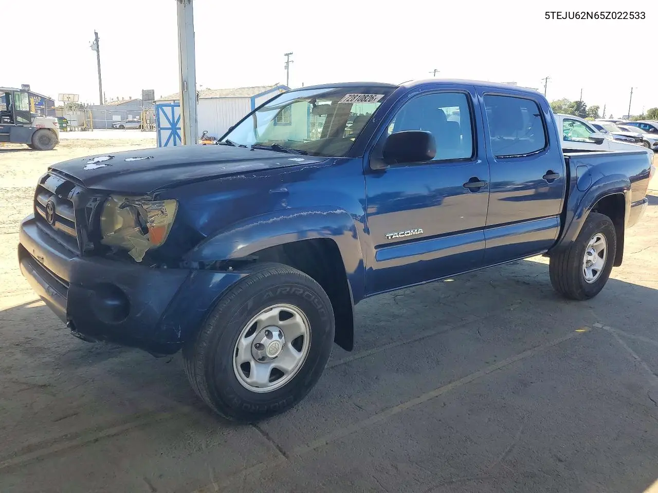 TOYOTA TACOMA 2005, VIN 5TEJU62N65Z022533