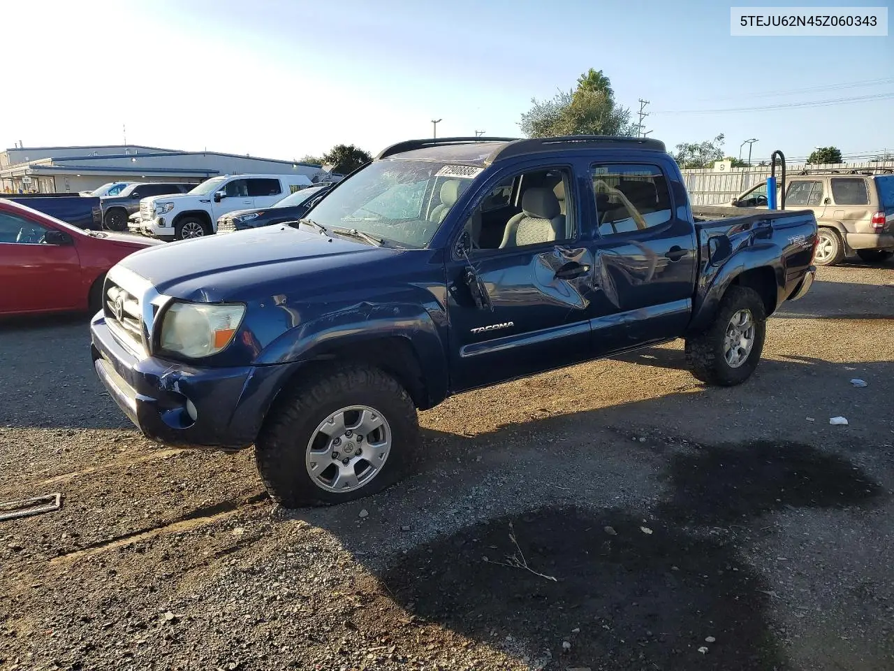 TOYOTA TACOMA 2005, VIN 5TEJU62N45Z060343