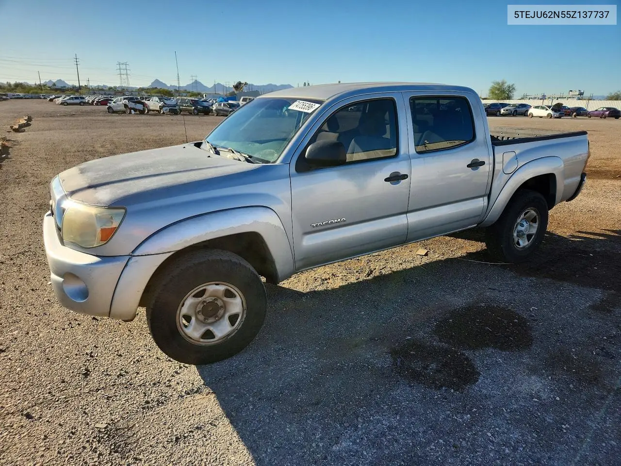 TOYOTA TACOMA 2005, VIN 5TEJU62N55Z137737