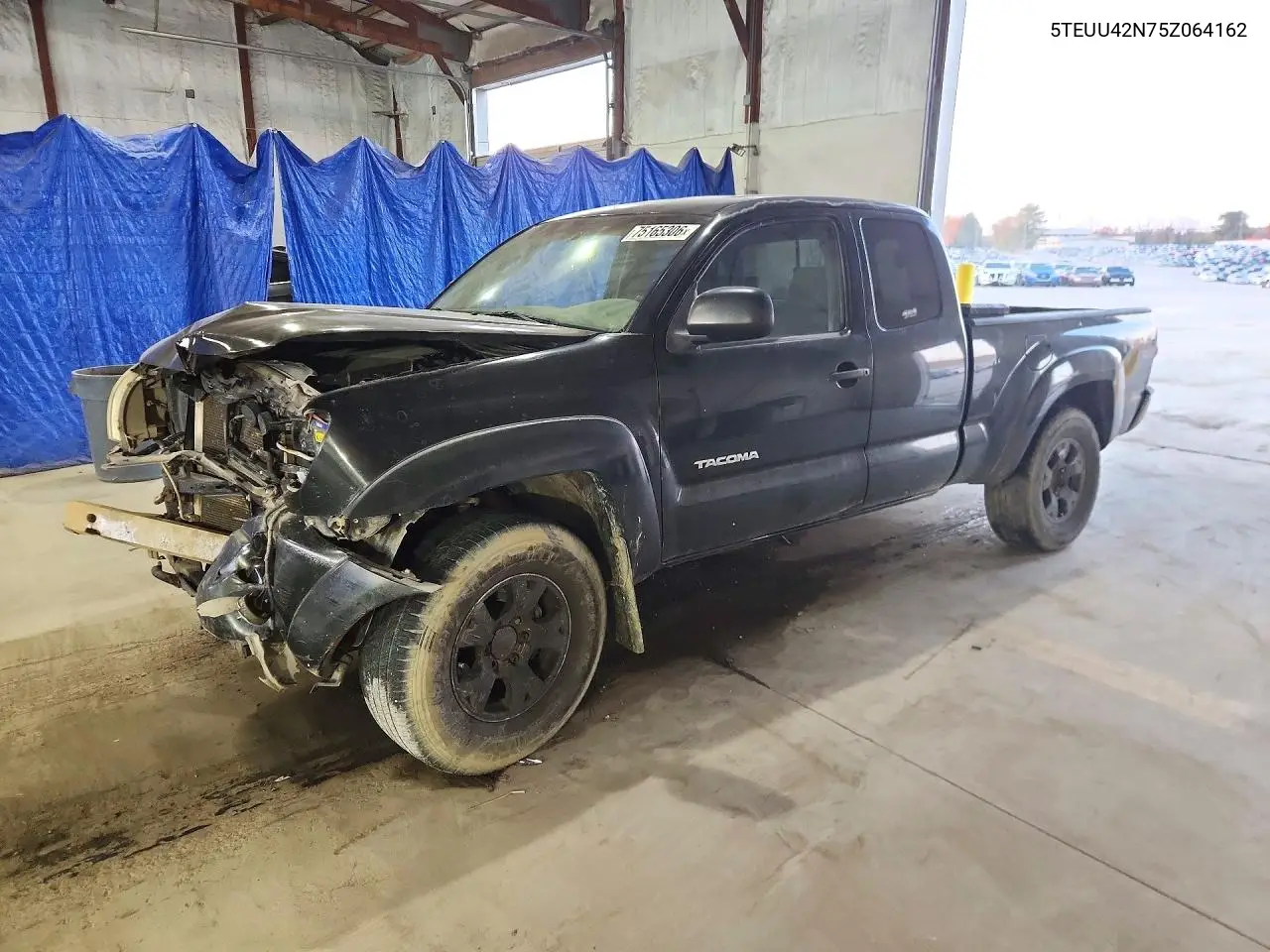 TOYOTA TACOMA 2005, VIN 5TEUU42N75Z064162