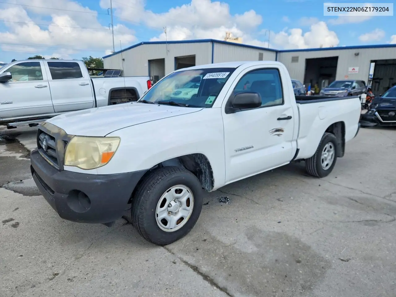 TOYOTA TACOMA 2006, VIN 5TENX22N06Z179204