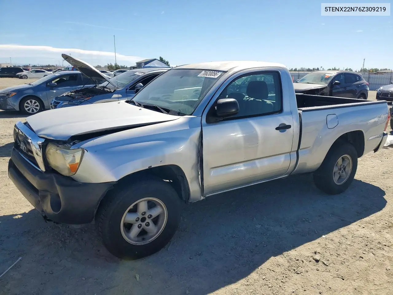 TOYOTA TACOMA 2006, VIN 5TENX22N76Z309219