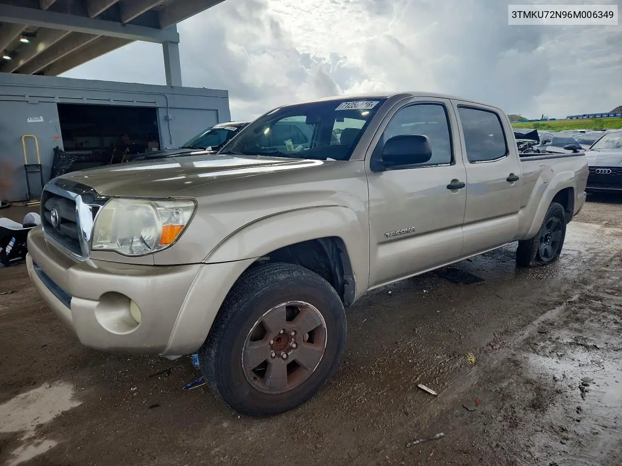 TOYOTA TACOMA 2006, VIN 3TMKU72N96M006349