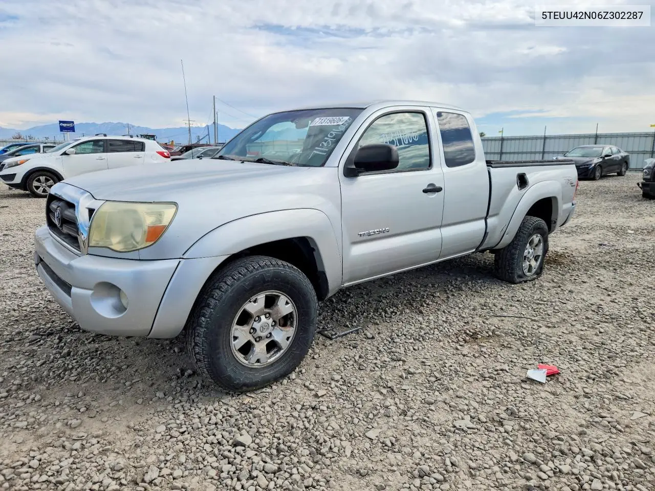 TOYOTA TACOMA 2006, VIN 5TEUU42N06Z302287
