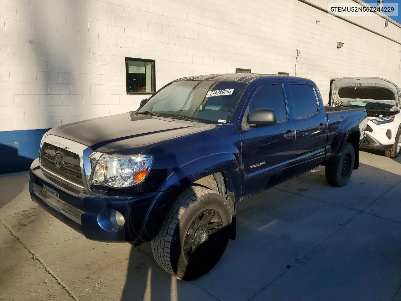 TOYOTA TACOMA 2006, VIN 5TEMU52N56Z244229