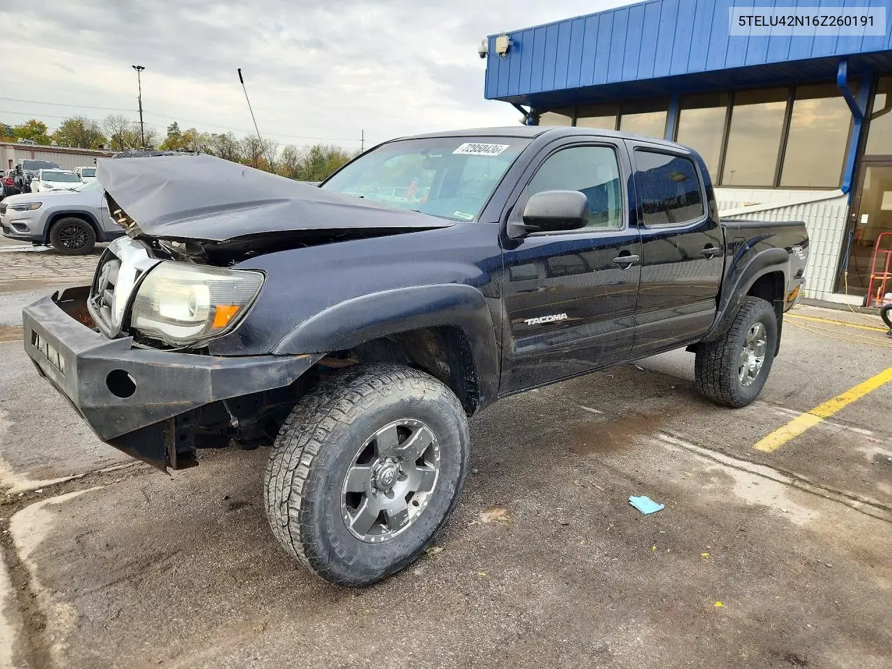 TOYOTA TACOMA 2006, VIN 5TELU42N16Z260191
