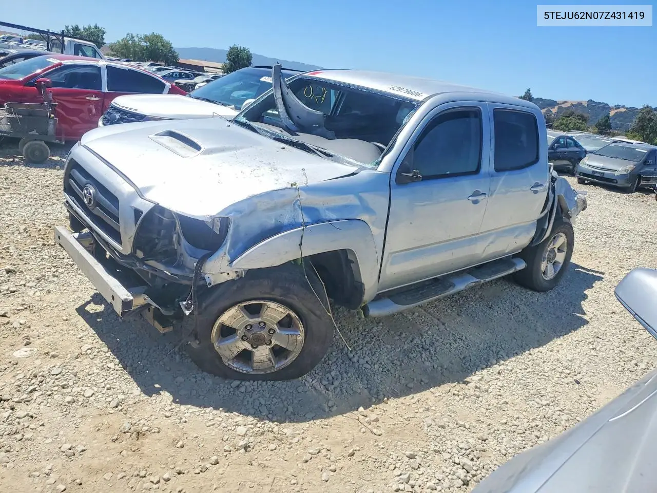 TOYOTA TACOMA 2007, VIN 5TEJU62N07Z431419