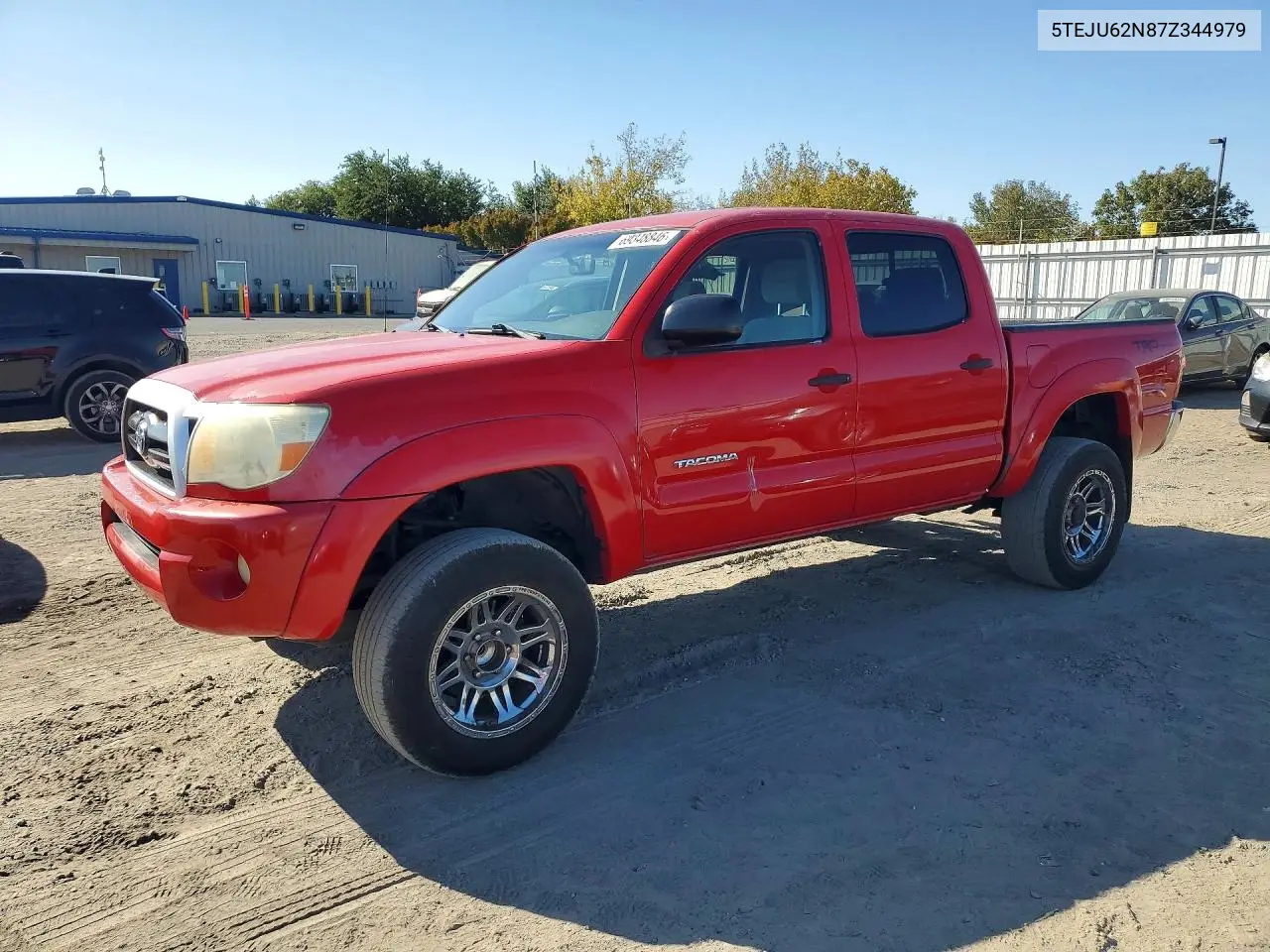 TOYOTA TACOMA 2007, VIN 5TEJU62N87Z344979