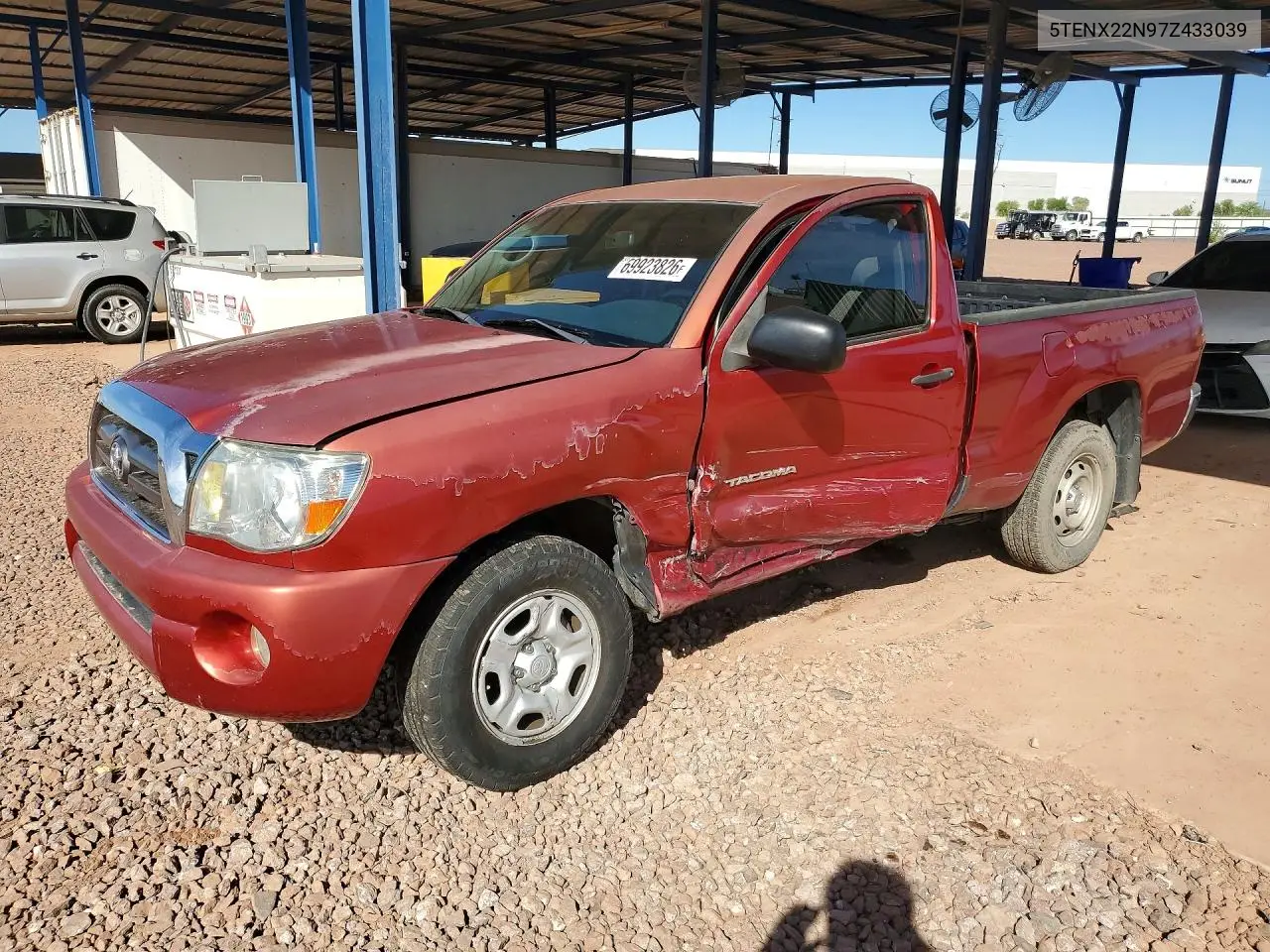 TOYOTA TACOMA 2007, VIN 5TENX22N97Z433039