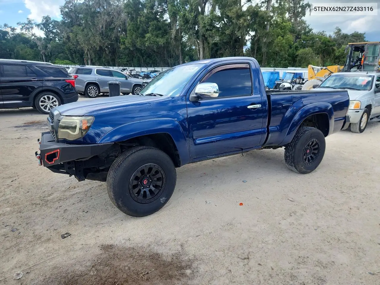 TOYOTA TACOMA 2007, VIN 5TENX62N27Z433116