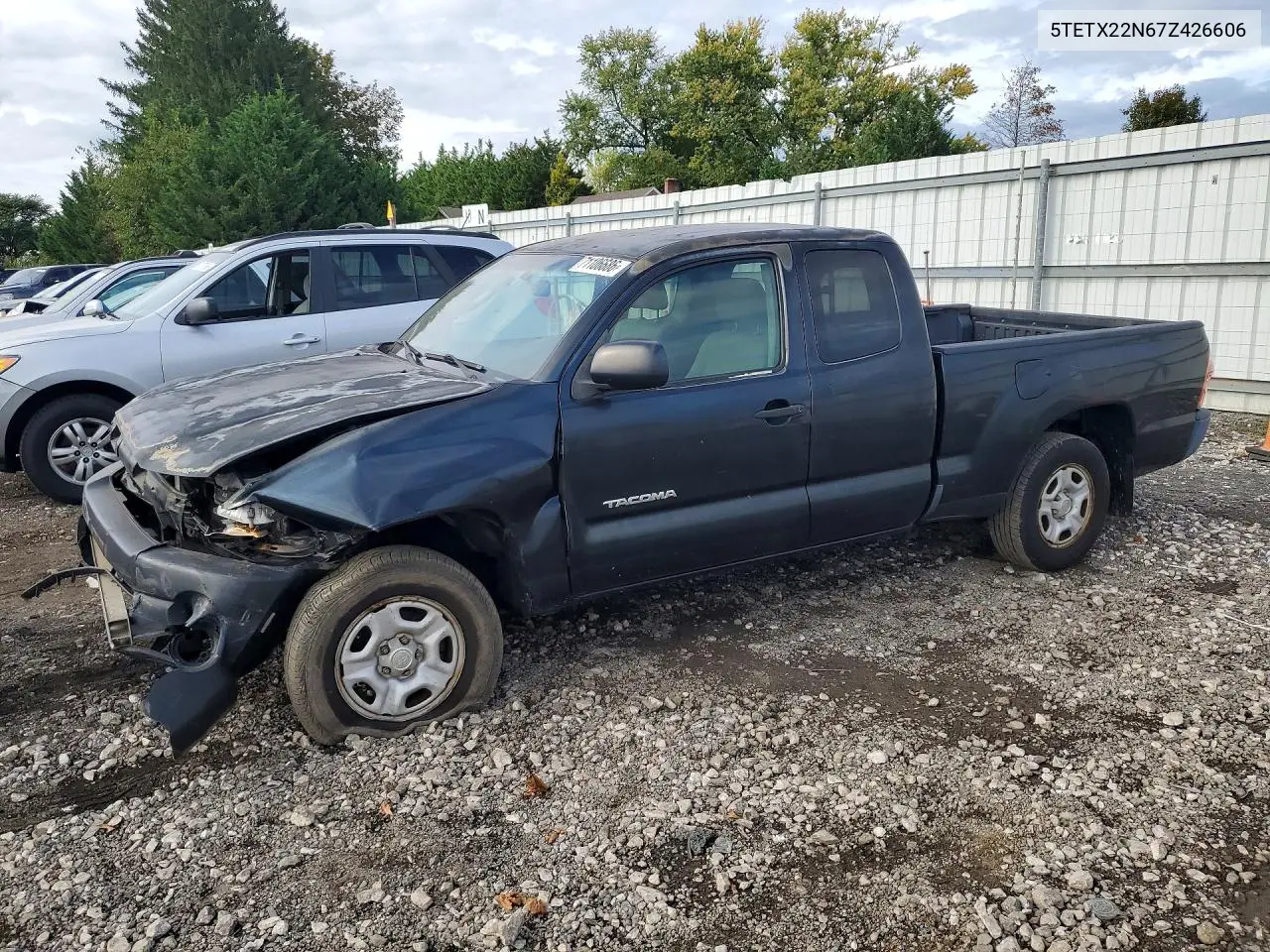 TOYOTA TACOMA 2007, VIN 5TETX22N67Z426606